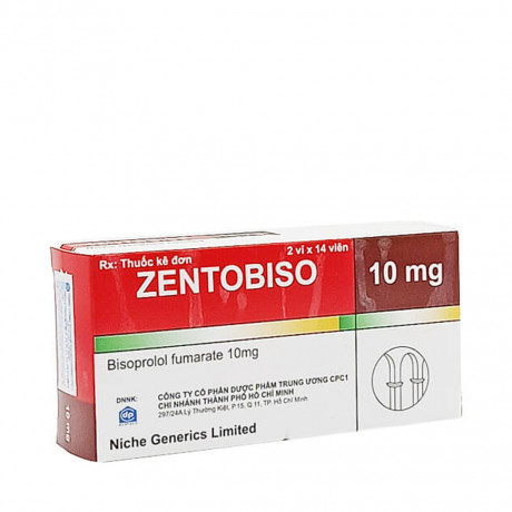 Zentobiso 10mg (Hộp 2 vỉ x 14 viên)