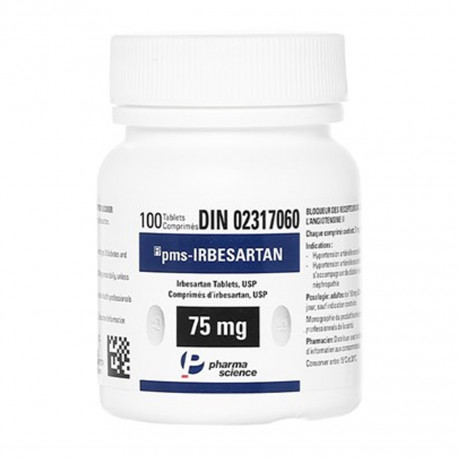 pms - Irbesartan 75mg (Chai 100 viên)