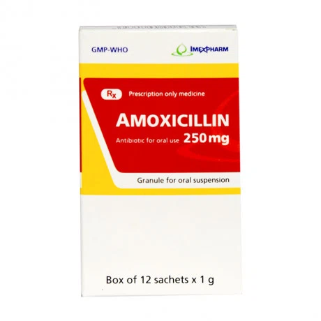 Amoxicillin 250mg Imexpharm (Hop 12Goi)