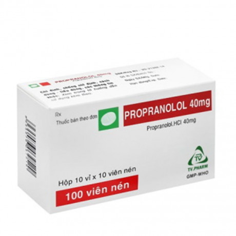 Propranolol 40mg TVPharma (10Vi x 10Vien)