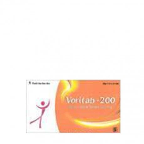 Voritab-200 200mg (Hộp 1 vỉ x 10 viên)