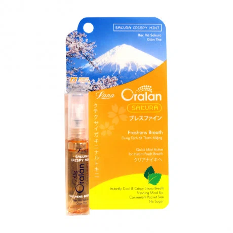 Xịt thơm miệng Lana Oralan Sakura (8ml)