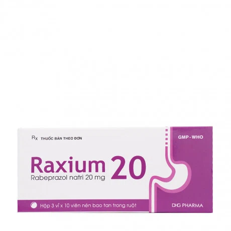 Raxium 20mg DHG (3vi x 10vien)