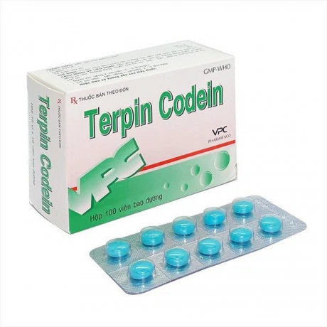Terpin Codein 10mg (Hộp 10 vỉ x 10 viên)