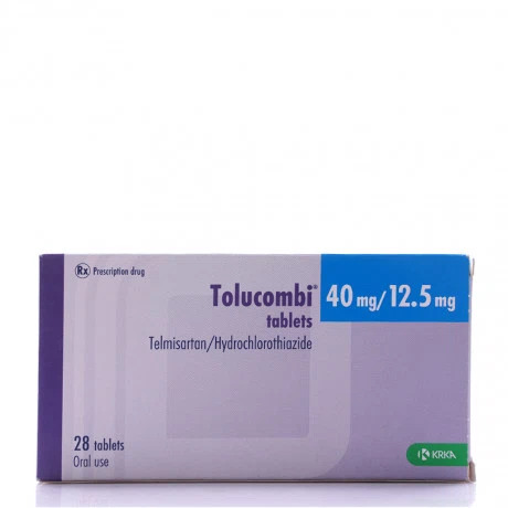 Viên nén Tolucombi 40mg/12.5mg điều trị tăng huyết áp (4 vỉ x 7 viên)