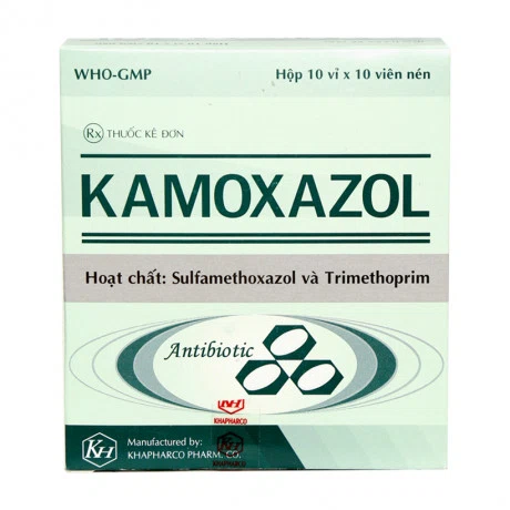 Kamoxazol 960mg Khánh Hòa (10vi x10 vien)