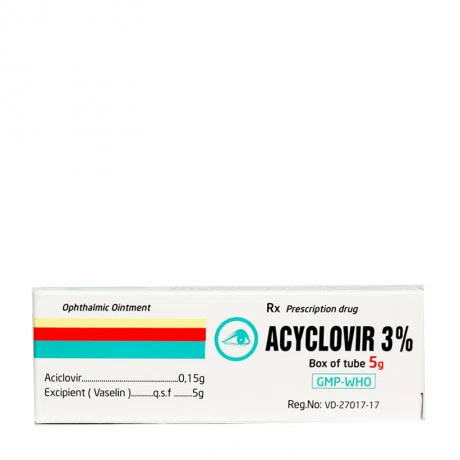 Acyclovir 3% Quảng Bình (Tuyp)