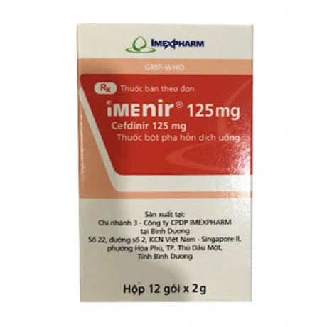 Imenir 125mg (Hộp 12 gói x 2g)