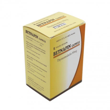 Viên nang Betnapin 80mg Dongsung hỗ trợ điều trị viêm mũi, nhiễm khuẩn hô hấp (6 vỉ x 10 viên)