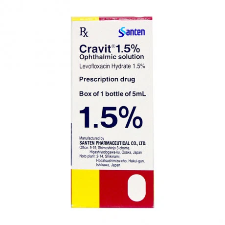 Cravit 1.5% Ophthalmic Solution 5ml
