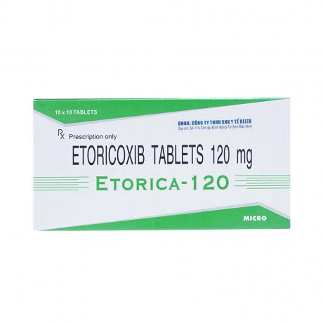 Etorica 120mg (Hộp 10 vỉ x 10 viên)