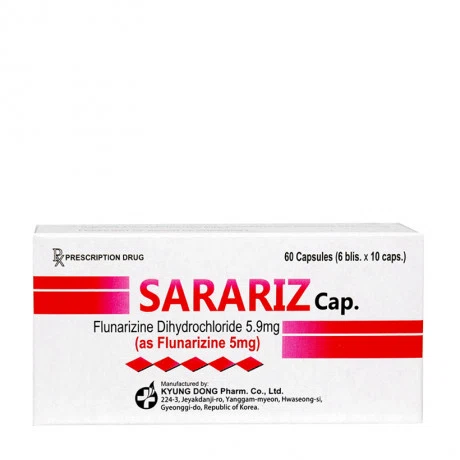 Sarariz 5mg (Hộp 6 vỉ x 10 viên)