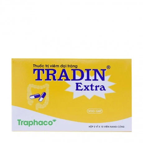 Thuoc tri viem dai trang Tradin extra Traphaco (2vi x 10vien) ma trung P16062