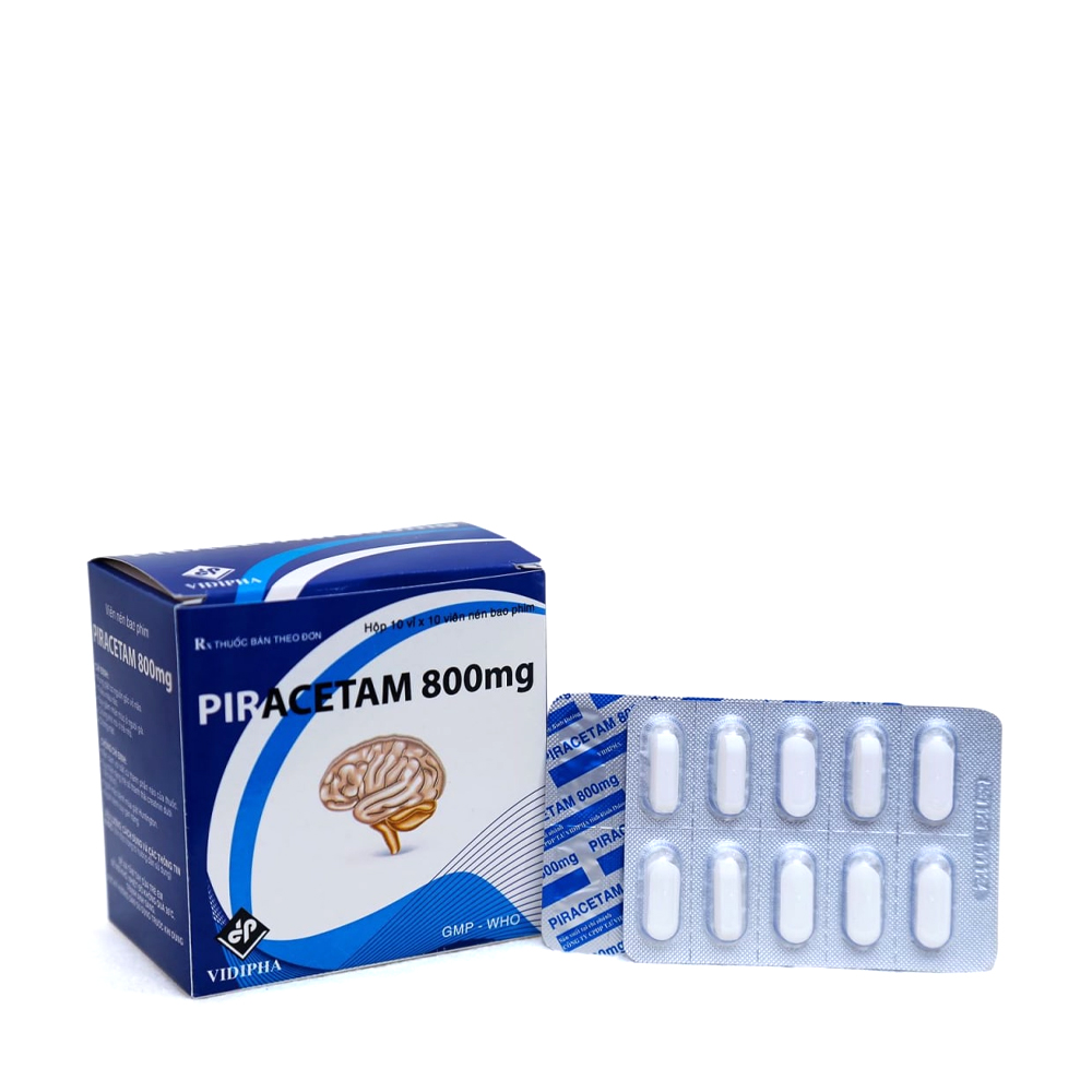 Piracetam 800mg Vidipha (10vi x 10vien)