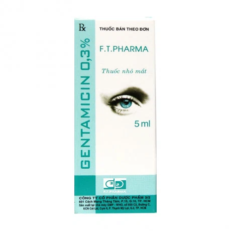 GENTAMICIN 0,3% 5ml  3/2 (Chai)