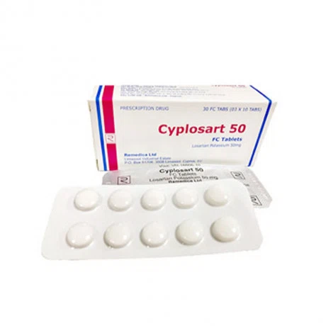 Cyplosart 50mg Remedica (3vi x 10vien)