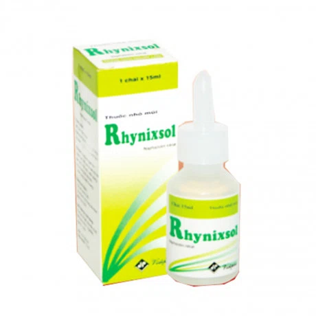 Thuốc nhỏ mũi Rhynixsol Vidipha trị sung huyết mũi, viêm xoang, viêm mũi dị ứng (chai 10ml)