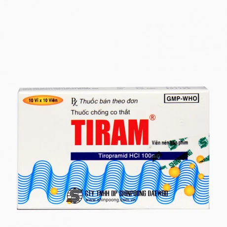 Tiram 100mg  Shinpoong Daewoo  (10vi x 10vien)