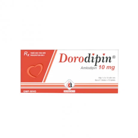 Dorodipin 10mg Domesco (1vix10vien)