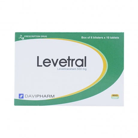 Levetral Davi 500mg (Hộp 6 vỉ x 10 viên)