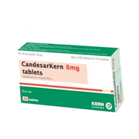 Candesarkern 8mg  (2 vỉ x 14 viên/hộp)