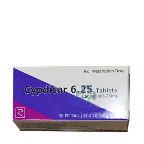 Cypdicar 6,25 (3 vỉ x 10 viên/hộp)