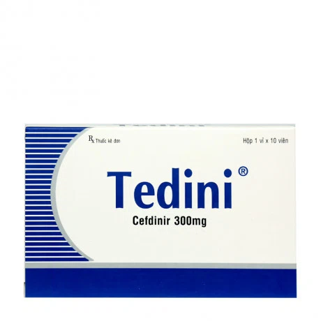 Viên nang Tedini 300mg điều trị nhiễm khuẩn (1 vỉ x 10 viên)
