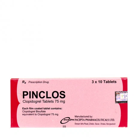 Pinclos 75mg Incepta (3vi x 10vien)
