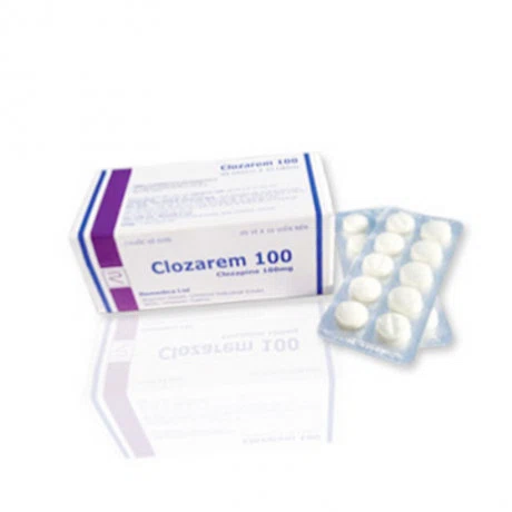 Clozarem 100mg (5 vỉ x 10 viên/hộp)