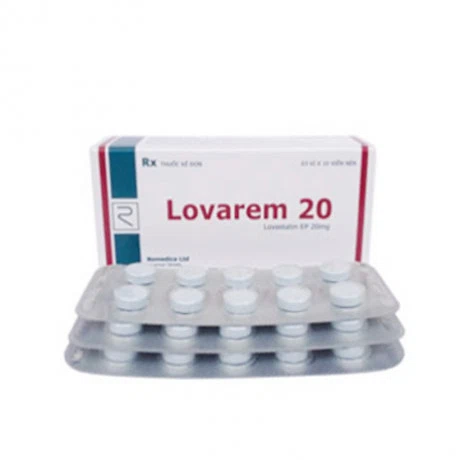 Lovarem 20mg (3 vỉ x 10 viên/hộp)