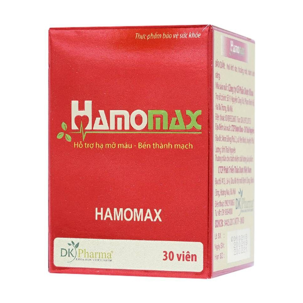 DK Pharma Hamomax Vien Uong Ha Mo Mau (Hop 30Vien)