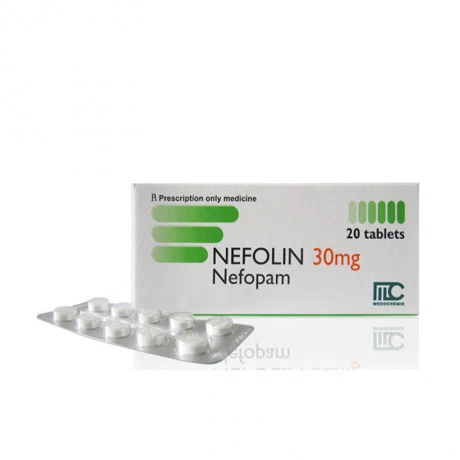 Viên nén Nefolin 30mg Medochemie điều trị giảm đau cấp và mạn tính (2 vỉ x 10 viên)