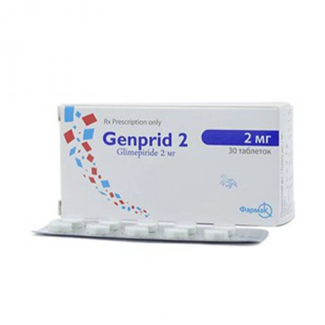 Genprid 2 (3 vỉ x 10 viên/hộp)