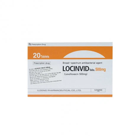 Locinvid 500mg (2 vỉ x 10 viên/hộp)