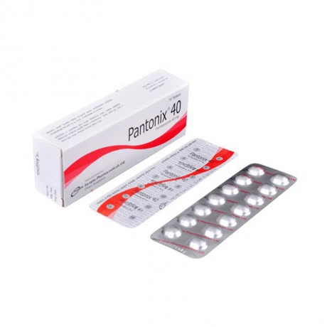Viên nén bao tan trong ruột Pantonix 40 Incepta điều trị viêm loét dạ dày (5 vỉ x 10 viên)