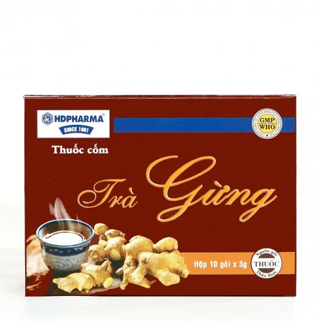 Trà gừng  1.6g (10 gói x 3g/hộp)