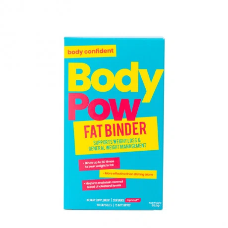 Viên uống Body Pow Fat Binder hỗ trợ giảm hấp thu chất béo (Hộp 6 vỉ x 15 viên)