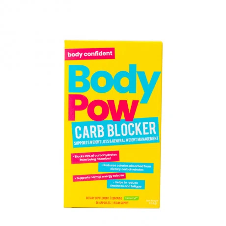 Viên uống Body Pow Carb Blocker giúp giảm hấp thu đường bột (Hộp 6 vỉ x 15 viên)