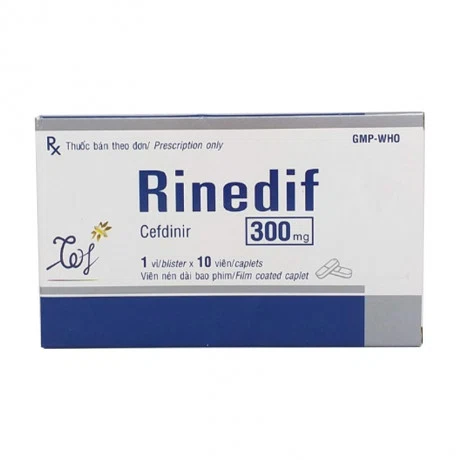 Rinedif (1 vỉ x 10 viên/hộp)