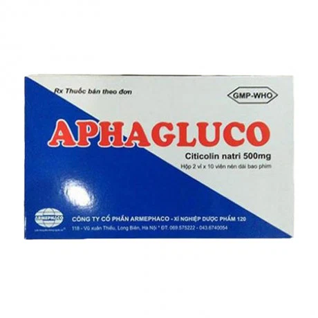 Aphagluco 500mg  (Hộp 2 vỉ x 10 viên)
