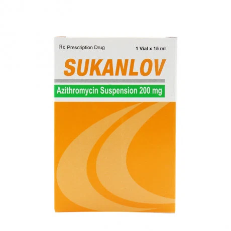 Bột pha hỗn dịch uống Sukanlov Cure kháng sinh, kháng khuẩn (chai 15ml)