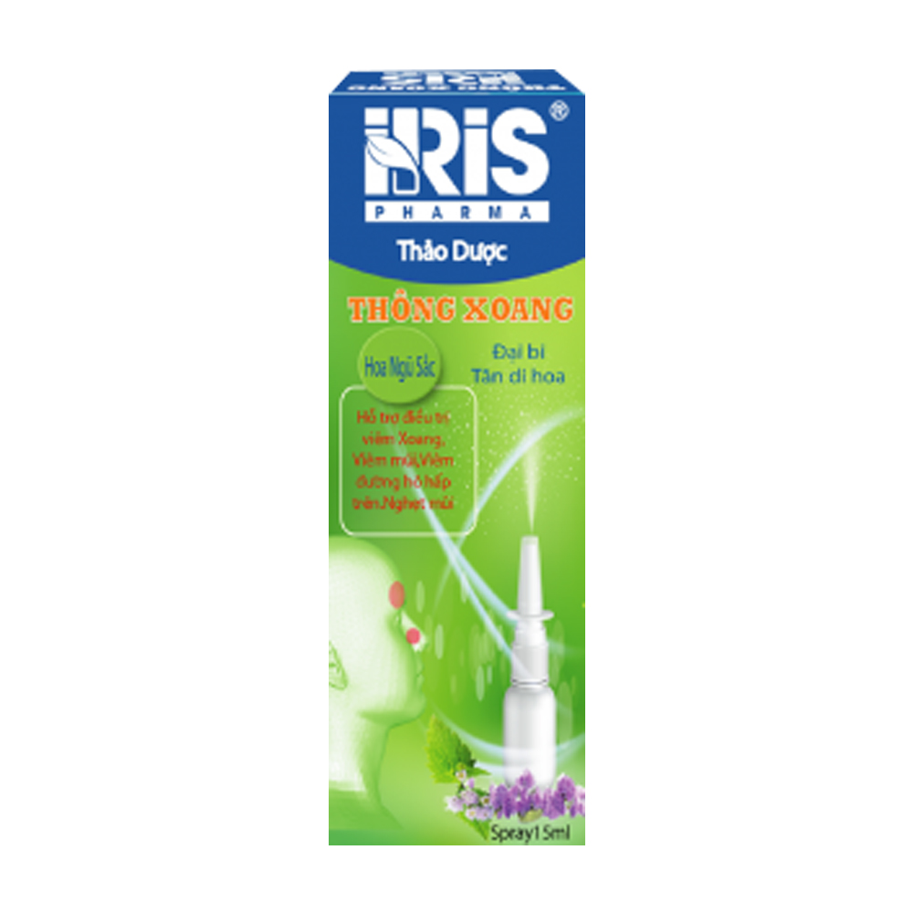 Thảo dược thông xoang Iris pharma (Hộp 1 lọ 15ml)