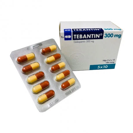 Tebantin 300mg  (Hộp 5 vỉ x 10 viên)