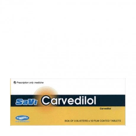 SaVi Carvedilol 6.25 SaVi (3vi x 10vien)