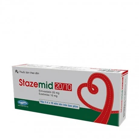 Stazemid 20/10 (3 vỉ x 10 viên/hộp)