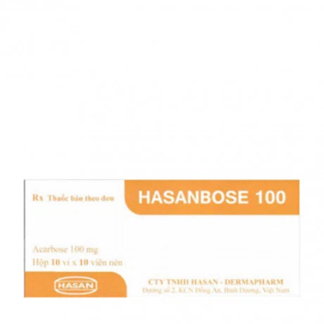 Hasanbose 100 (Hộp 10 vỉ x 10 viên)