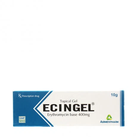 Thuốc dùng ngoài Ecingel Agimexpharm điều trị tại chỗ mụn trứng cá (tuýp 10g)