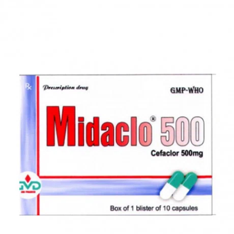 Midaclo 500 (1 vỉ x 10 viên/hộp)