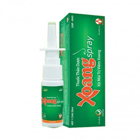 Dạng xịt Xoangspray Nature điều trị viêm xoang, viêm mũi dị ứng, viêm mũi mạn tính, cúm (chai 20ml)