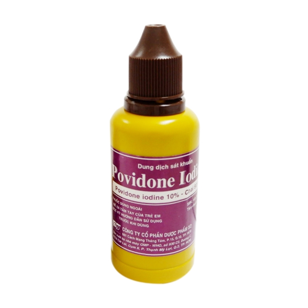 Povidon iodin 10% (90ml/chai) DP 3/2